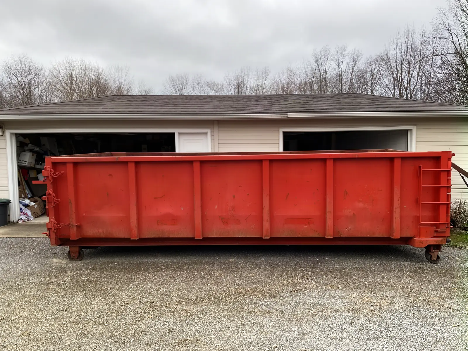 Roll-off dumpster from Big Bobby's Dumpster Rental in Worcester, MA